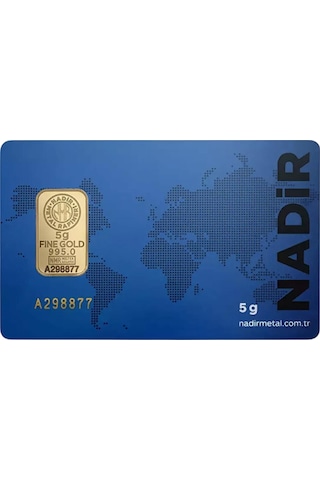 Tuğrul Kuyumculuk 5 Gram 24 Ayar Külçe Altın