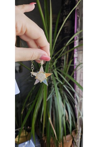 Slowshe 14 K Gold Kaplama Yıldız Kolye altın