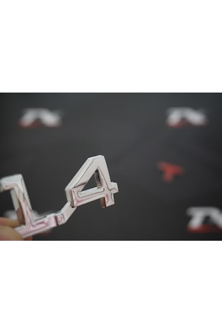 Audi 1.4 T Bagaj Krom Metal 3M 3D Yazı Logo