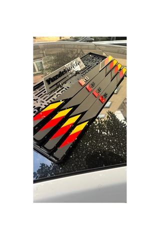 Özel Pleksi Kesim Rs Uyumlu Plakalık 2 Adet - 878384694