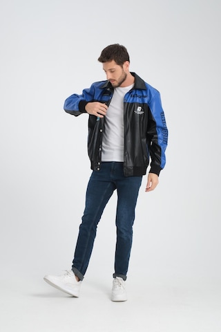 Rocqerx R-2384 Garni Nakış Detaylı Astarlı Deri Mont Saks