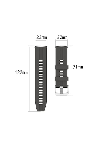 Huawei Watch Gt Gt2 Gt2E Gt2 Pro Gt3 46Mm Kordon Silikon Şerit Ko