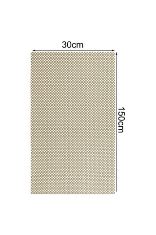 Dofolink Pvc Materyal Non-skayma Dolap/sıra Yastığı - Kesilebilir, Kolay Kurulum - 2 Adet 30x150cm Bej