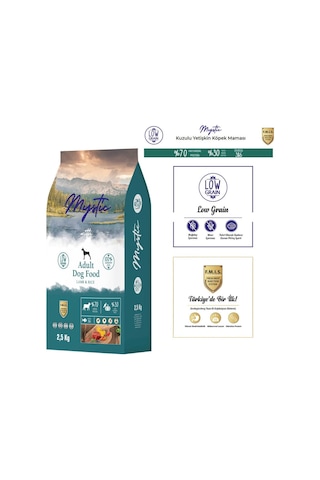 Mystic Az Tahıllı Yetişkin Köpek Maması Kuzulu 2,5 Kg