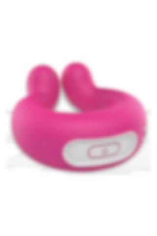 Carmine Su Geçirmez Titreşimli Lüks Penis Halkası Pembe