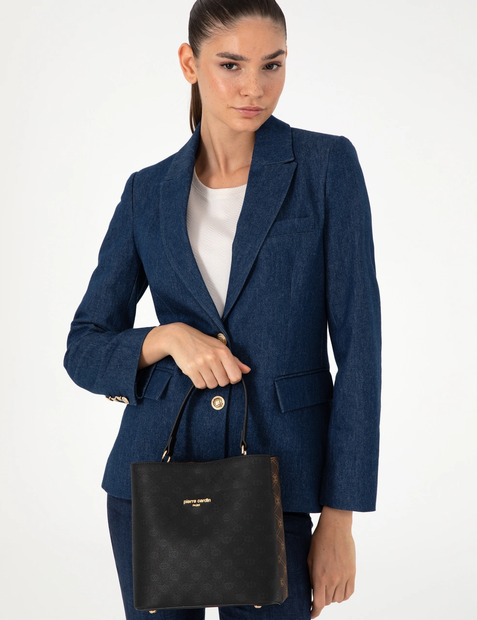 Pierre Cardin Kadın Siyah Çanta 50297359-vr046 Siyah