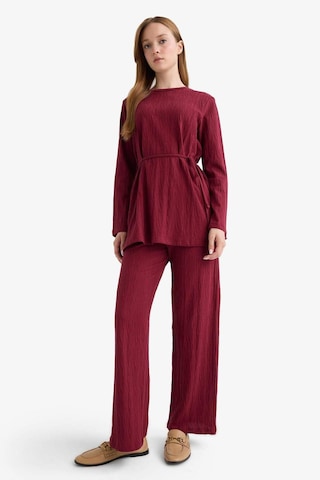 Defacto Wide Leg Geniş Paça Pantolon F6368ax25aubr115 Bordo