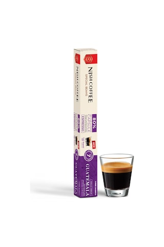 Nish Coffee Single Orijin Kapsül Kahve Guatemala Nespresso Uyumlu -10 Adet Kapsül Kahve