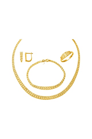 Bilezikci 22 Ayar Altın Düğün Set Takımı St4lbs22k20467