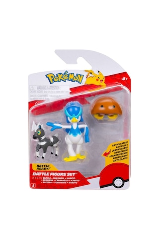 Pokemon Battle 3'lü Figür Seti Pkw4094 Diğer