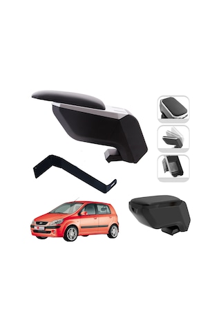 Mis Paket Hyundai Getz Delmesiz Çelik Ayaklı Kolçak + Askılı Koku + Micro Fiber Bez + Torpido Süngeri