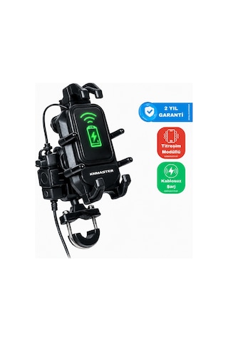 Knmaster Tt-860wu Kablosuz Şarjlı Tüm Motosikletlere Uyumlu Te...