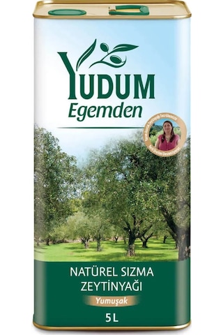 Yudum Ege Naturel Sızma Zeytinyağı 5 L