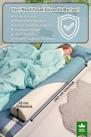 Miralay Yeni Nesil Sünger Yatak Bariyeri 140 CM