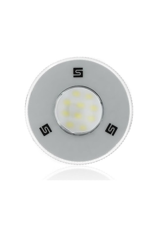 Sanel 12v-24v Spot Tavan Lambası 6 Ledli 6500k Beyaz 6 X 3w 75 Mm Butonsuz