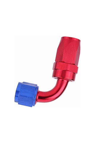 Kosona An10 Alüminyum Araç Yağ Soğutucu Bağlantısı - 90 Derece, Kırmızı-mavi, Yüksek Basınçta Sızıksız, Yakıt Borusu Ve Soğutucu Uyumlu