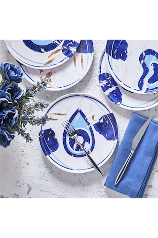 Fecra Teos 6 Parça Pasta Tabağı Seti