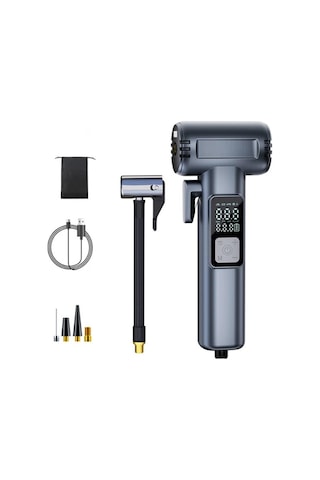 Zhltools St-5530 Dijital Şarjlı Araç Lastik Hava Şişirme Pompası Power Bank Penere Kırıcı