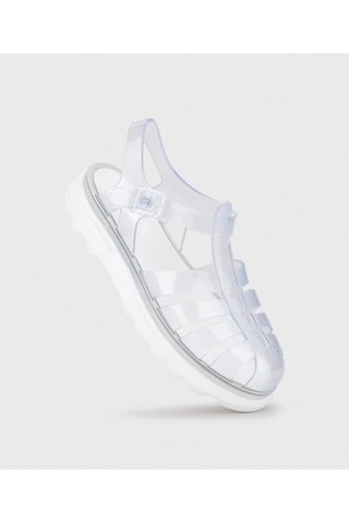 Igor S10361 001 Transparente Blanco Kadın Sandalet Beyaz