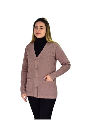 Kadın Cepli Triko Hırka Bgl-st03349 001