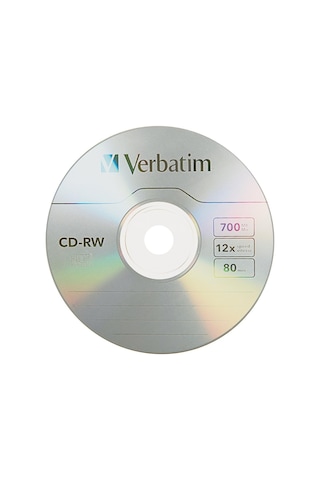 Verbatim Cd-rw 700mb 4x-12x Yeniden Yazılabilir Boş Medya - İnce