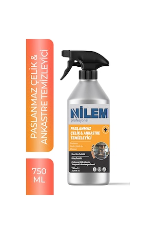 Nilem Profesyonel Paslanmaz Çelik Ve Ankastre Temizleyici 750 ML