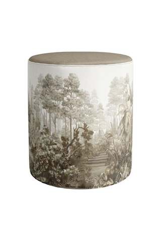 Orman Tasarımlı Puf Kumaşı Süettir. Uluslararası Solmama Sertifikasına Sahiptir. Çok Renkli