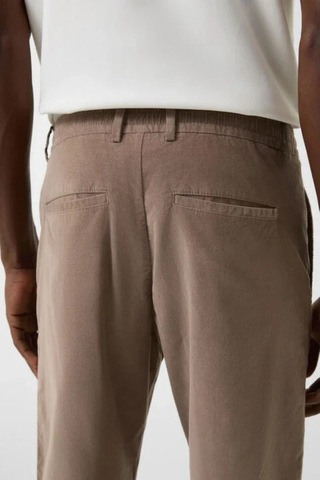 Bogner Marcus Lüks Günlük Stil, Erkek Kadife Pantolon Kahverengi