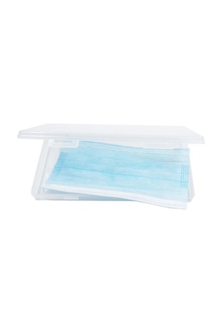 Xindoker Pp Materyal Transparan Maske Saklama Kutusu - Islaklık Ve Toz Koruyucu, 10 Adet Maske Tutabilir, Taşınabilir Ev/iş/outdoor Kullanıma Uygun Diğer