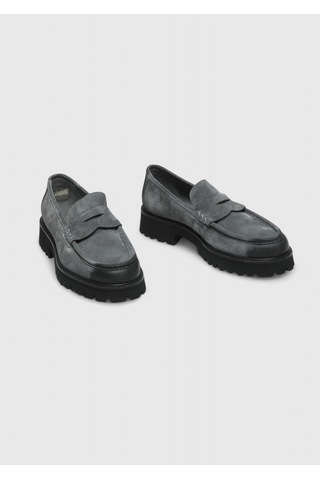 Ramsey Antrasit Süet Casual Loafer