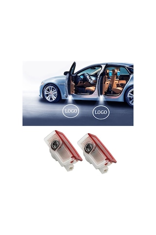 Autogp Mercedes W176 Kapı Altı Işık Lazer Led Logo Hoşgeldin Aydınlatması 1 Çift/kutu
