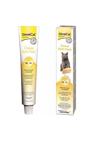 Gimcat Cheese Paste Peynirli Ve Biotinli Kedi Macunu 50 Gr 157-75008.01