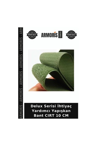 Delux Serisi İhtiyaç Yardımcı Yapışkan Bant Cırt 10 Cm