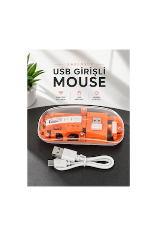 Fare Mouse Çift Modlu Kablosuz Bağlantılı 2.4ghz Destekli Tkndhmngo Çok Renkli Diğer