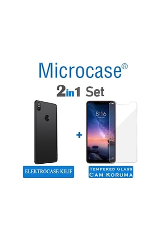 Xiaomi Redmi Note 6 Pro Elektrocase Serisi Silikon Kilif + Cam 304109149 - Seçenek / Cam Koruma-Tempered Glass Istiyorum