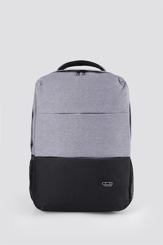 Ççs 51471 Unisex Laptop Bölmeli Çok Gözlü Seyahat Business Gri Sırt Çantası Gri