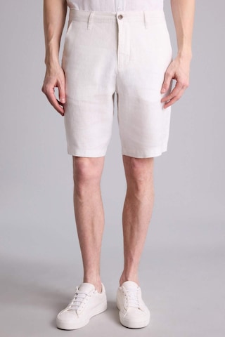 Defacto %100 Keten Regular Fit Yazlık Bermuda Şort D9931ax25smwt33 Beyaz