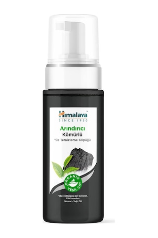 Himalaya Kömür İçerikli Arındırıcı Yüz Temizleme Köpüğü 150 ML