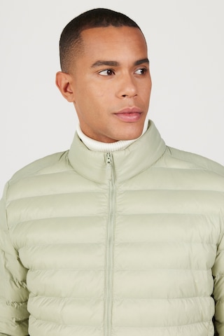 AC&Co / Altınyıldız Classics Erkek Mınt Standart Fit Normal Kesim Dik Yaka Mont Mint