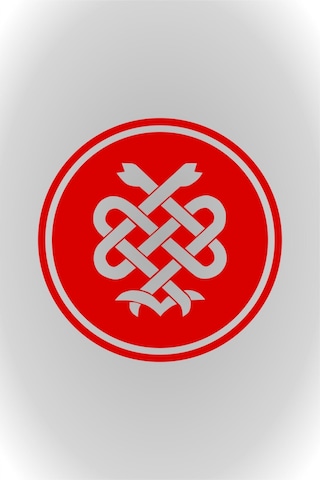 Doktor Arma Tıp Amblemi Logo Sticker Kırmızı 8x8 Cm