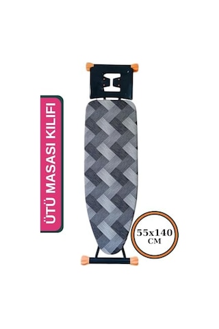 Asev Home Ütü Masası Kılıfı Keçeli İpli Stoperli Büyük Boy 55x140 Cm Aura Diğer