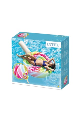 Intex Gökkuşağı Lolipop Şişme Deniz Havuz Yatağı Şişirilebilir Çok Renkli