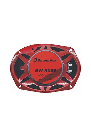 Bawerlink Bw-rx69 Deprem Serisi Oval Kurşun Göbek 6x9 Oto Midrange Hoparlör Çifti 800w-400w Rms