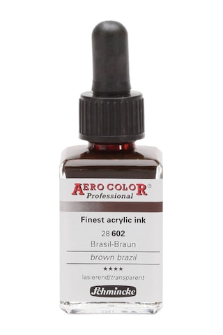 Schmincke Aero Color Brown Brazil 602 Mürekkep 28ml