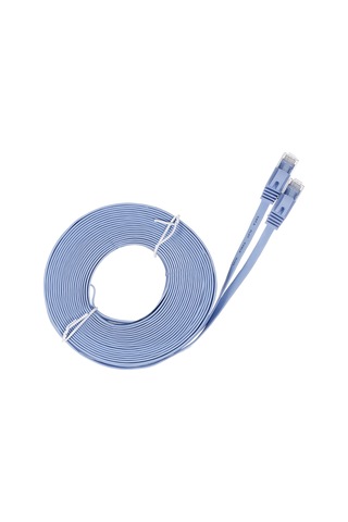 Konesam 15 Metre Mavi Rj45 Cat6 Saf Bakır Ağ Kablosu - 1000mbps 1000mhz Hızlı Ev Ve Bilgisayar Bağlantısı