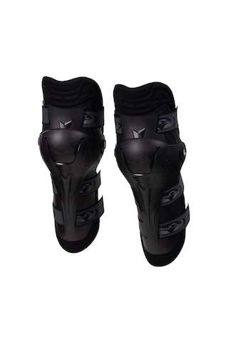 Motosiklet Lüx Dizlik Mafsallı Koruma Rahat Kullanım Motorcu Diz Koruyucu Siyah