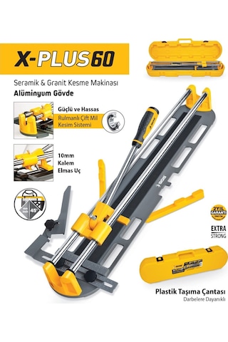 Sgs120 Seramik Granit Fayans Kesme Makinası 60cm - Plastik Çantalı