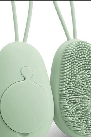 Sıvı Hazneli Yumuşak Silikon Duş Masaj Fırçası - Askılı Ergonomik 1 Adet Bx-313489 Çok Renkli