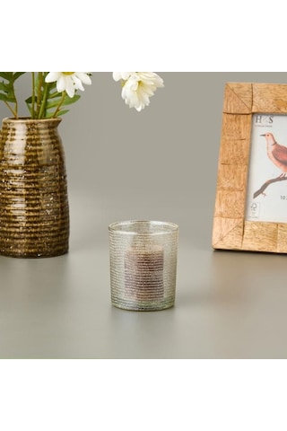 Kpm Sua Cam Mumluk - Gümüş - 7x7x8 Cm Gümüş