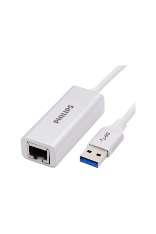 Philips Uyumlu Usb 3.0 To Rj45 Ethernet Çevirici Usb Çıkışını İnternet Girişine Dönüştürücü Aparat